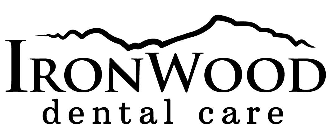 Ironwood dental queen creek az logo black